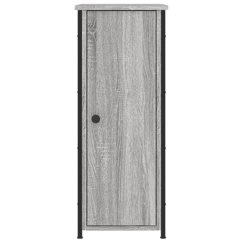 vidaXL Bedside Cabinet Grey Sonoma 32x42x80 cm Engineered Wood