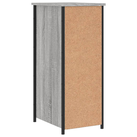 vidaXL Bedside Cabinet Grey Sonoma 32x42x80 cm Engineered Wood