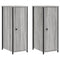 vidaXL Bedside Cabinets 2 pcs Grey Sonoma 32x42x80 cm Engineered Wood