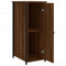 vidaXL Bedside Cabinet Brown Oak 32x42x80 cm Engineered Wood