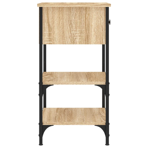 vidaXL Bedside Cabinets 2 pcs Sonoma Oak 34x36x70 cm Engineered Wood