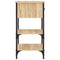 vidaXL Bedside Cabinets 2 pcs Sonoma Oak 34x36x70 cm Engineered Wood