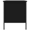vidaXL Bedside Cabinet Black 40x42x50 cm Engineered Wood