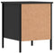 vidaXL Bedside Cabinets 2 pcs Black 40x42x50 cm Engineered Wood