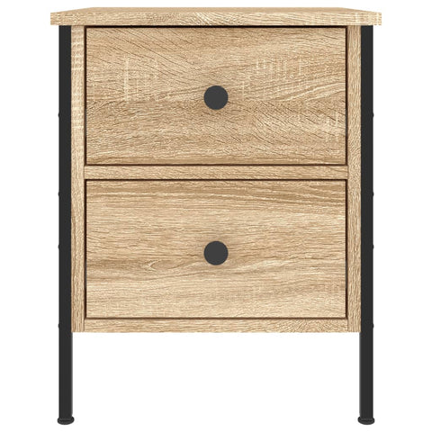 vidaXL Bedside Cabinet Sonoma Oak 40x42x50 cm Engineered Wood