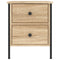 vidaXL Bedside Cabinet Sonoma Oak 40x42x50 cm Engineered Wood