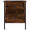 vidaXL Bedside Cabinet Smoked Oak 40x42x50 cm Engineered Wood