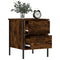 vidaXL Bedside Cabinets 2 pcs Smoked Oak 40x42x50 cm Engineered Wood