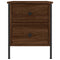 vidaXL Bedside Cabinets 2 pcs Brown Oak 40x42x50 cm Engineered Wood