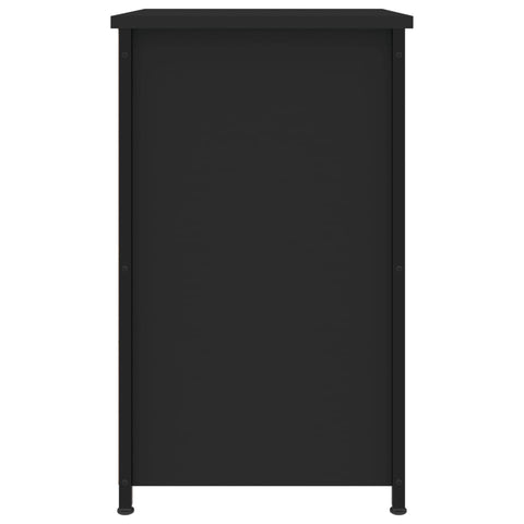 vidaXL Bedside Cabinets 2 pcs Black 40x36x60 cm Engineered Wood
