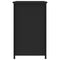 vidaXL Bedside Cabinets 2 pcs Black 40x36x60 cm Engineered Wood