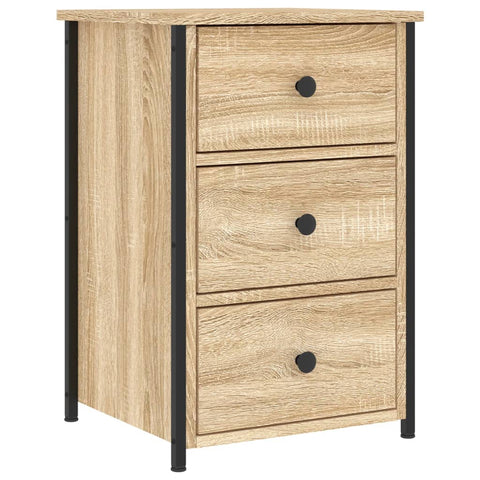 vidaXL Bedside Cabinet Sonoma Oak 40x36x60 cm Engineered Wood