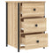 vidaXL Bedside Cabinet Sonoma Oak 40x36x60 cm Engineered Wood