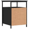 vidaXL Bedside Cabinets 2 pcs Black 44x45x60 cm Engineered Wood
