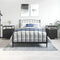 vidaXL Bedside Cabinets 2 pcs Black 44x45x60 cm Engineered Wood