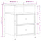 vidaXL Bedside Cabinet Brown Oak 44x45x60 cm Engineered Wood