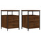 vidaXL Bedside Cabinets 2 pcs Brown Oak 44x45x60 cm Engineered Wood