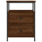 vidaXL Bedside Cabinets 2 pcs Brown Oak 44x45x60 cm Engineered Wood