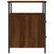 vidaXL Bedside Cabinets 2 pcs Brown Oak 44x45x60 cm Engineered Wood
