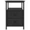 vidaXL Bedside Cabinets 2 pcs Black 34x35.5x50 cm Engineered Wood