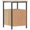 vidaXL Bedside Cabinet Sonoma Oak 34x35.5x50 cm Engineered Wood