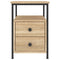vidaXL Bedside Cabinets 2 pcs Sonoma Oak 34x35.5x50 cm Engineered Wood