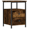 vidaXL Bedside Cabinets 2 pcs Smoked Oak 34x35.5x50 cm Engineered Wood