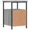 vidaXL Bedside Cabinet Grey Sonoma 34x35.5x50 cm Engineered Wood
