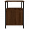 vidaXL Bedside Cabinet Brown Oak 34x35.5x50 cm Engineered Wood