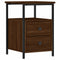 vidaXL Bedside Cabinets 2 pcs Brown Oak 34x35.5x50 cm Engineered Wood