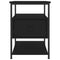 vidaXL Bedside Cabinets 2 pcs Black 40x42x56 cm Engineered Wood