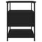vidaXL Bedside Cabinets 2 pcs Black 40x42x56 cm Engineered Wood