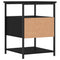 vidaXL Bedside Cabinets 2 pcs Black 40x42x56 cm Engineered Wood