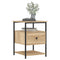 vidaXL Bedside Cabinet Sonoma Oak 40x42x56 cm Engineered Wood