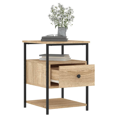 vidaXL Bedside Cabinets 2 pcs Sonoma Oak 40x42x56 cm Engineered Wood