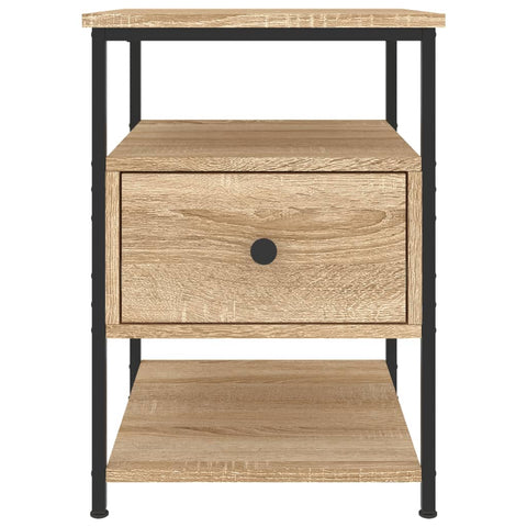 vidaXL Bedside Cabinets 2 pcs Sonoma Oak 40x42x56 cm Engineered Wood