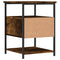 vidaXL Bedside Cabinet Smoked Oak 40x42x56 cm Engineered Wood