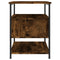 vidaXL Bedside Cabinets 2 pcs Smoked Oak 40x42x56 cm Engineered Wood