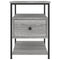 vidaXL Bedside Cabinet Grey Sonoma 40x42x56 cm Engineered Wood