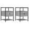 vidaXL Bedside Cabinets 2 pcs Grey Sonoma 40x42x56 cm Engineered Wood