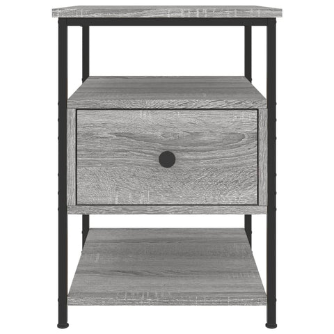 vidaXL Bedside Cabinets 2 pcs Grey Sonoma 40x42x56 cm Engineered Wood