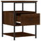 vidaXL Bedside Cabinets 2 pcs Brown Oak 40x42x56 cm Engineered Wood
