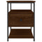 vidaXL Bedside Cabinets 2 pcs Brown Oak 40x42x56 cm Engineered Wood