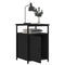 vidaXL Bedside Cabinets 2 pcs Black 40x42x60 cm Engineered Wood
