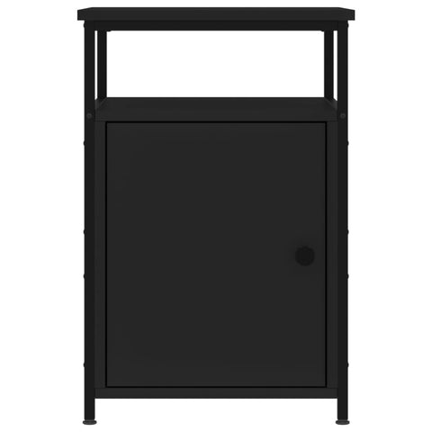 vidaXL Bedside Cabinets 2 pcs Black 40x42x60 cm Engineered Wood