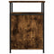 vidaXL Bedside Cabinet Smoked Oak 40x42x60 cm Engineered Wood