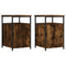 vidaXL Bedside Cabinets 2 pcs Smoked Oak 40x42x60 cm Engineered Wood