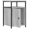vidaXL Bedside Cabinets 2 pcs Grey Sonoma 40x42x60 cm Engineered Wood