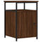 vidaXL Bedside Cabinet Brown Oak 40x42x60 cm Engineered Wood
