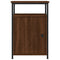 vidaXL Bedside Cabinet Brown Oak 40x42x60 cm Engineered Wood